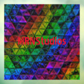 Autocollant Pour Fenêtre Verre de fierté (Feuille 3)