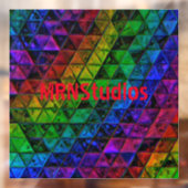 Autocollant Pour Fenêtre Verre de fierté (Feuille 2)