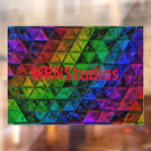 Autocollant Pour Fenêtre Verre de fierté (Feuille 2)