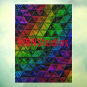 Autocollant Pour Fenêtre Verre de fierté (Feuille 3)