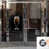 Autocollant Pour Fenêtre Verre de la bière (Porte de bureau)