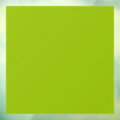 Autocollant Pour Fenêtre Vert pomme (couleur solide)  (Feuille 3)