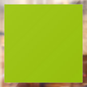 Autocollant Pour Fenêtre Vert pomme (couleur solide)  (Feuille 2)