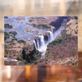 Autocollant Pour Fenêtre Victoria Falls vue aérienne - Zimbabwe, Afrique (Feuille 2)