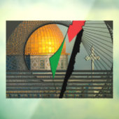 Autocollant Pour Fenêtre Vielle ville de Jérusalem Clouage de fenêtre en ve (Feuille 3)