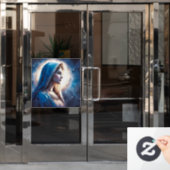 Autocollant Pour Fenêtre Vierge Marie Jésus (Porte de bureau)