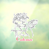 Autocollant Pour Fenêtre Viking Mermaid Warrior Thunder_Cove (Feuille 3)