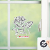 Autocollant Pour Fenêtre Viking Mermaid Warrior Thunder_Cove (Maison)