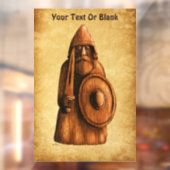 Autocollant Pour Fenêtre Viking rustique (Feuille 2)