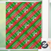 Autocollant Pour Fenêtre Vilain pull motif sonnettes Joyeux fils Xmas (Maison)