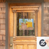 Autocollant Pour Fenêtre Vincent Van Gogh - Chambre de Vincent à Arles (Porte d'accueil)