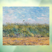 Autocollant Pour Fenêtre Vincent van Gogh - Champ de blé avec une lark (Feuille 3)