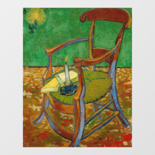 Autocollant Pour Fenêtre Vincent van Gogh - Fauteuil de Paul Gauguin