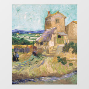 Autocollant Pour Fenêtre Vincent van Gogh - Le Vieux Moulin