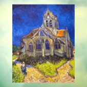 Autocollant Pour Fenêtre Vincent van Gogh - L'église d'Auvers (Feuille 3)