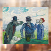 Autocollant Pour Fenêtre Vincent van Gogh - Les buveurs, après Daumier (Feuille 2)