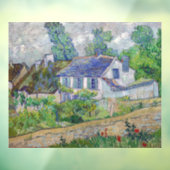 Autocollant Pour Fenêtre Vincent van Gogh - Maisons à Auvers (Feuille 3)