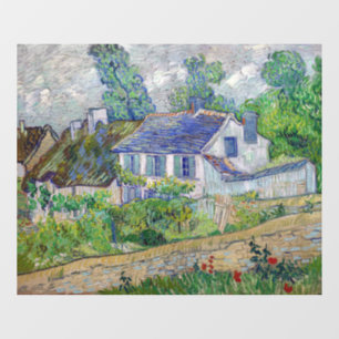 Autocollant Pour Fenêtre Vincent van Gogh - Maisons à Auvers