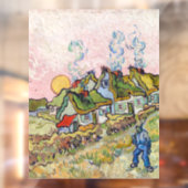 Autocollant Pour Fenêtre Vincent van Gogh - Maisons et figure (Feuille 2)