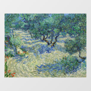 Autocollant Pour Fenêtre Vincent van Gogh - Olive Orchard