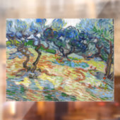 Autocollant Pour Fenêtre Vincent van Gogh - Oliviers : Ciel bleu vif (Feuille 2)