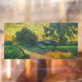 Autocollant Pour Fenêtre Vincent van Gogh - Paysage à Twilight (Feuille 2)