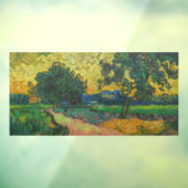 Autocollant Pour Fenêtre Vincent van Gogh - Paysage à Twilight (Feuille 3)