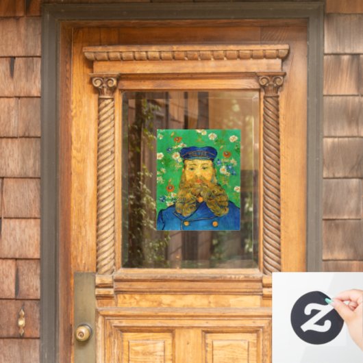 Autocollant Pour Fenêtre Vincent Van Gogh - Postman Joseph Roulin (Porte d'accueil)