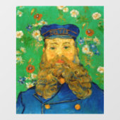 Autocollant Pour Fenêtre Vincent Van Gogh - Postman Joseph Roulin (Feuille)