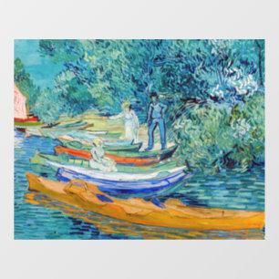 Autocollant Pour Fenêtre Vincent van Gogh - Rive de l'Oise à Auvers