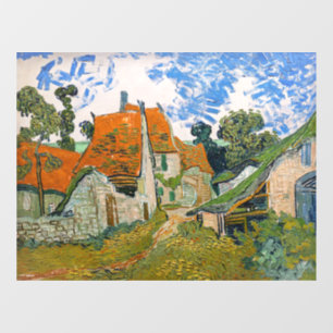 Autocollant Pour Fenêtre Vincent van Gogh - Rue à Auvers-sur-Oise
