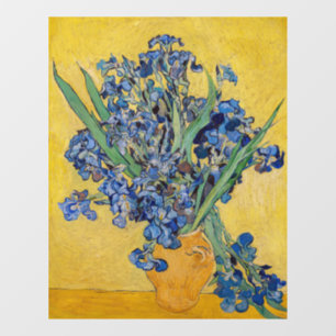 Autocollant Pour Fenêtre Vincent van Gogh - Vase avec Irises