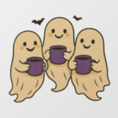 Autocollant Pour Fenêtre Vinilo adhesivo para ventana de Halloween con fant (Feuille)