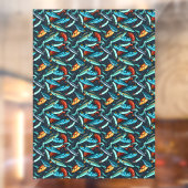 Autocollant Pour Fenêtre Vintage Fishing Lures Tackle Sports Shop  (Feuille 2)