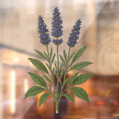 Autocollant Pour Fenêtre Vintage Lavender (Feuille 2)