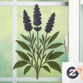 Autocollant Pour Fenêtre Vintage Lavender (Maison)