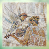 Autocollant Pour Fenêtre violon (Feuille 3)