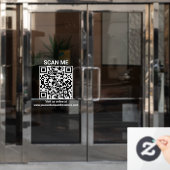 Autocollant Pour Fenêtre Visitez-nous Online QR Code Business (Porte de bureau)
