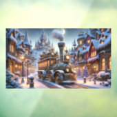 Autocollant Pour Fenêtre Vitre de train de Noël lunaire (Feuille 3)