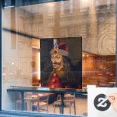 Autocollant Pour Fenêtre Vlad Tepes : Impaler, Dracula Dragon Prince Voivod (Fenêtre de café)