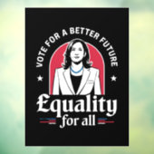 Autocollant Pour Fenêtre Vote For A Better Future Président des États-Unis (Feuille 3)