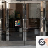 Autocollant Pour Fenêtre Votez Comme Ruth Vous A Envoyé (Porte de bureau)
