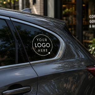 Autocollant Pour Fenêtre Votre logo   Chargement de logo d'entreprise perso