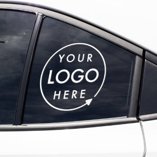 Autocollant Pour Fenêtre Votre logo Chargement de logo d'entreprise perso