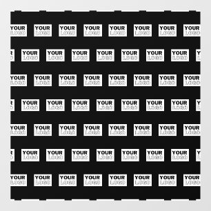 Autocollant Pour Fenêtre Votre logo ou conception Fond de couleur modifia