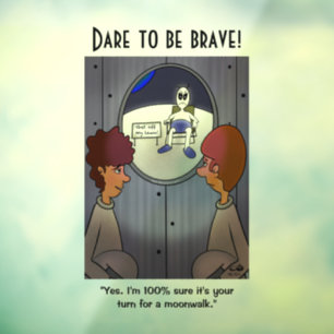 Autocollant Pour Fenêtre Votre Tour Pour Un Moonwalk