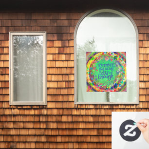 Autocollant Pour Fenêtre Vous êtes assez "Inspirivity" Cling de fenêtre