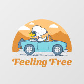 Autocollant Pour Fenêtre Voyage sur route | Arachides se sentent libres (Feuille)