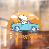 Autocollant Pour Fenêtre Voyage sur route | Arachides se sentent libres (Feuille 2)