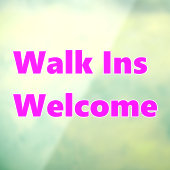 Autocollant Pour Fenêtre Walk Ins Welcome Rose Blanc (Feuille 3)